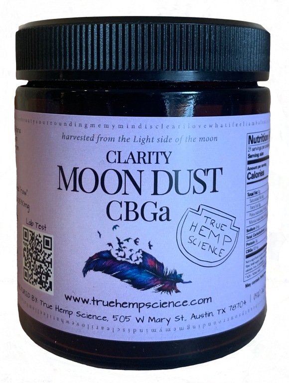 NEW Product Highlight True Hemp Science CBGa MOON DUST